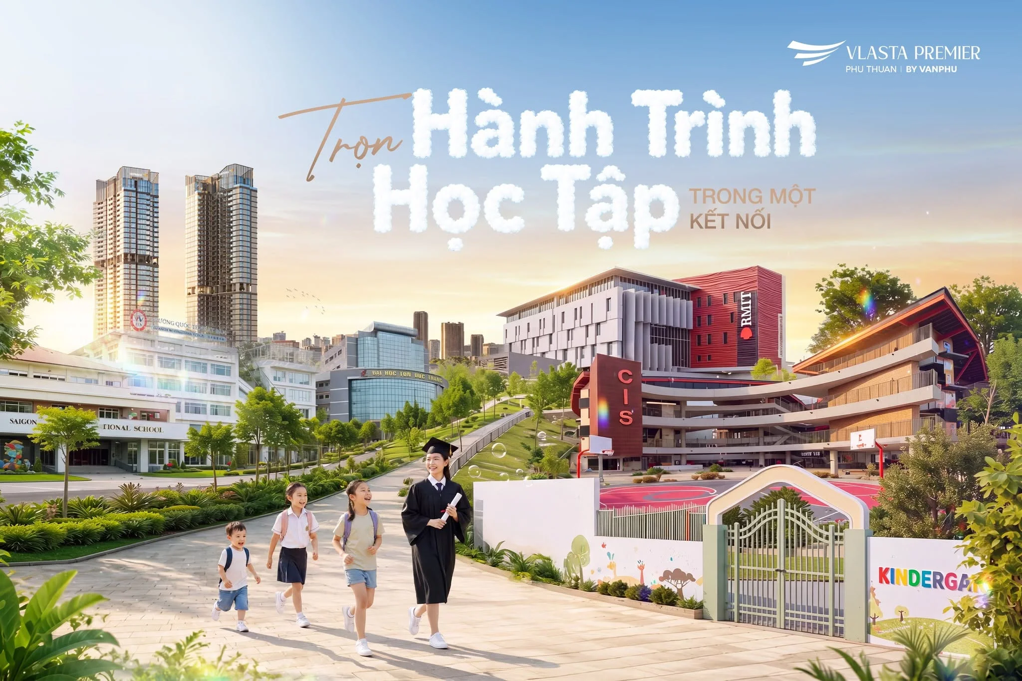 Đặc quyền giáo dục từ tâm điểm Nam Sài Gòn: Trọn hành trình, một kết nối