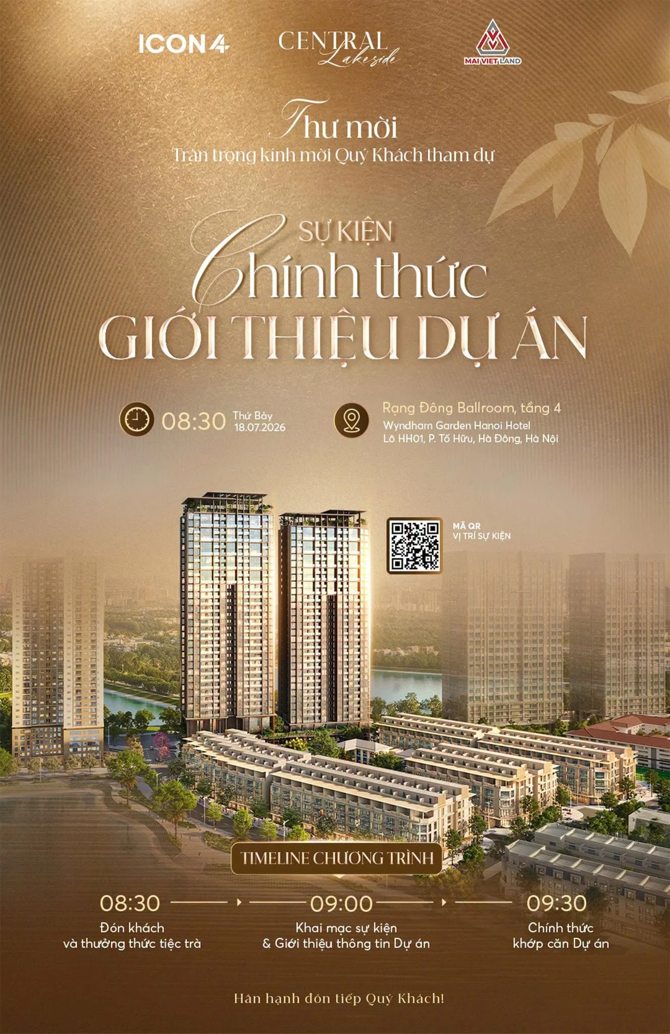 Chính thức giới thiệu dự án ICON 4 CENTRAL Lakeside