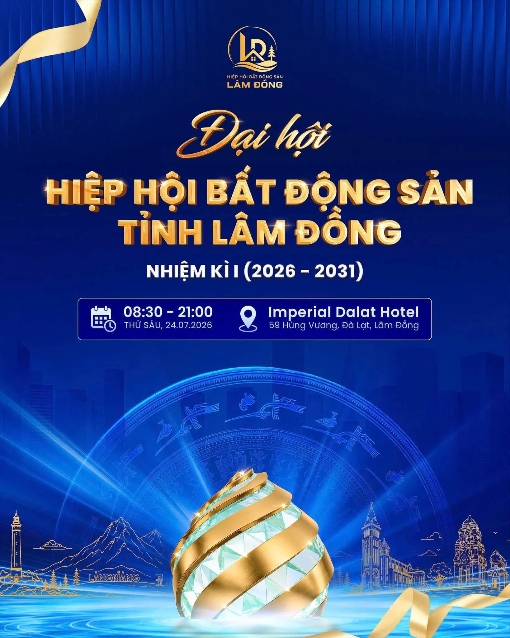 Đại hội Hiệp hội Bất động sản tỉnh Lâm Đồng nhiệm kỳ I (2026-2031)