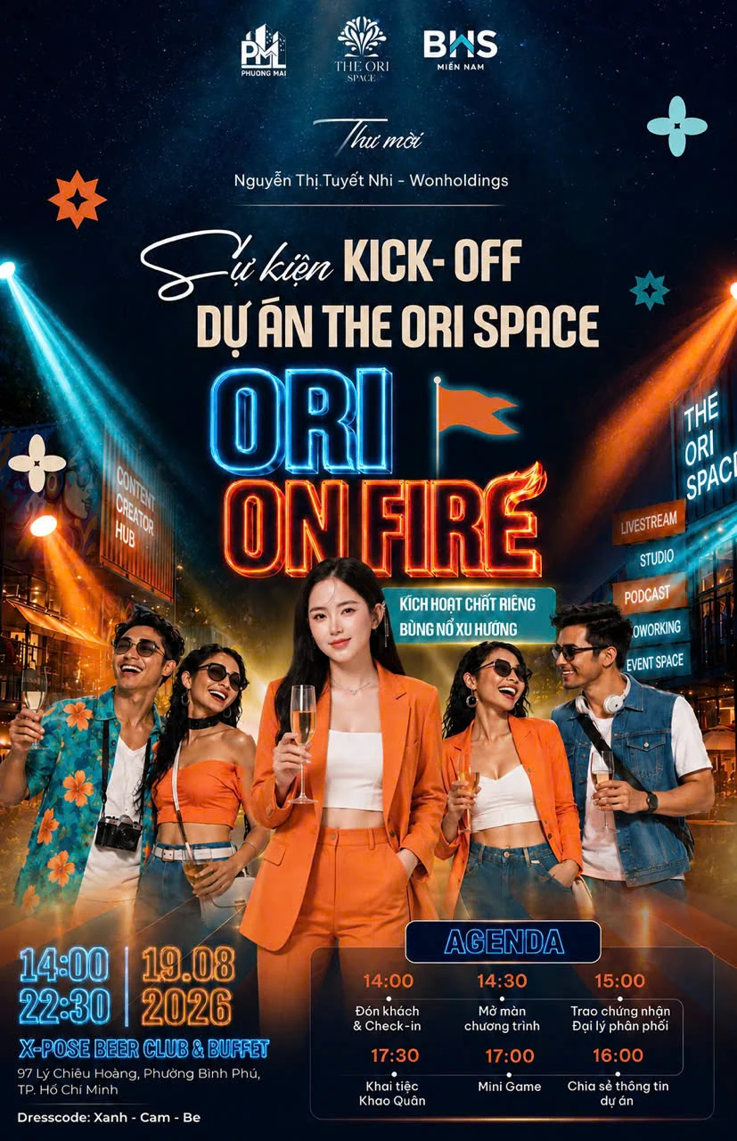 KICK-OFF DỰ ÁN THE ORI SPACE: Kích Hoạt Chất Riêng, Bùng Nổ Xu Hướng