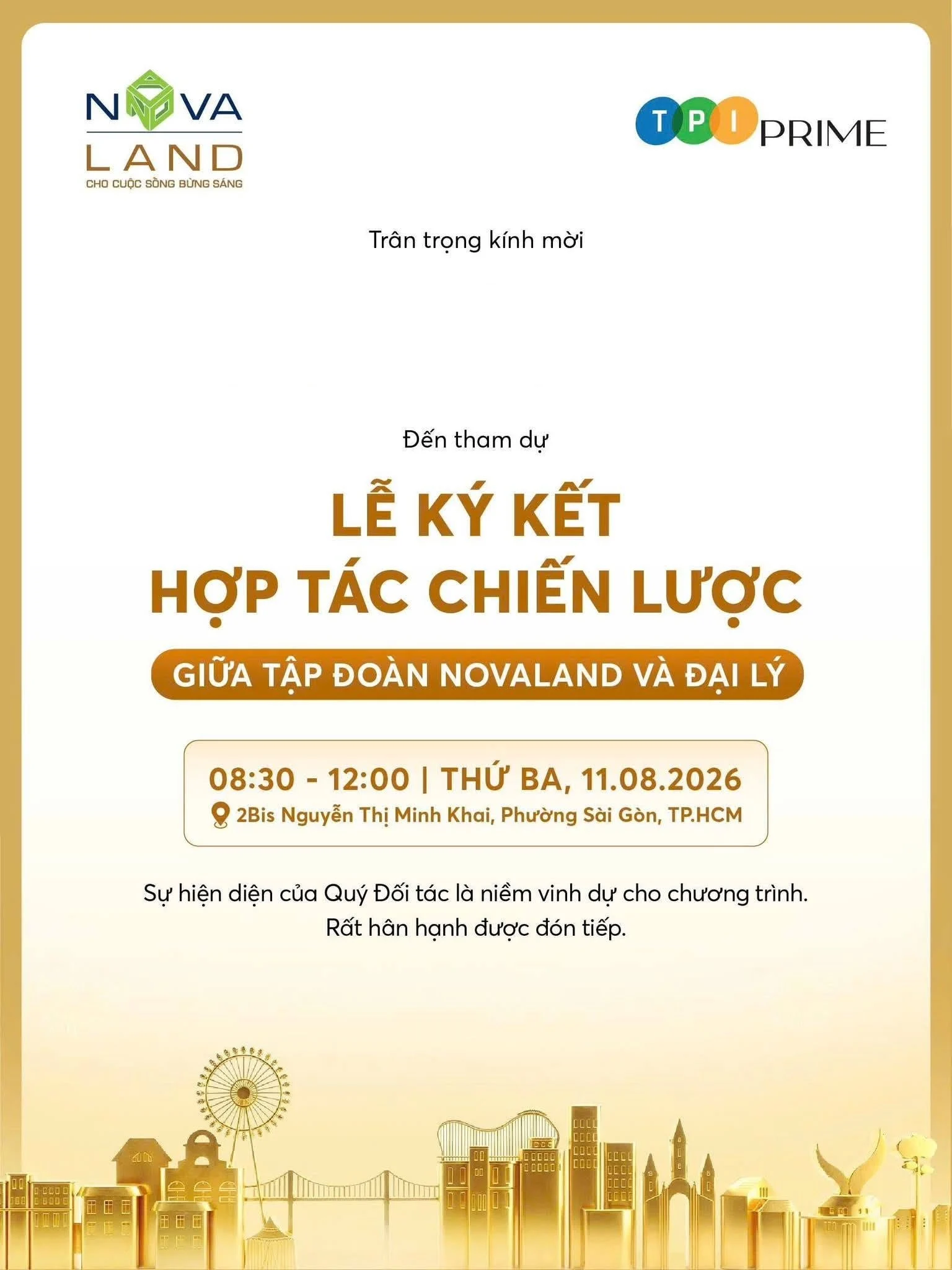 Lễ ký kết hợp tác chiến lược giữa Tập đoàn Novaland và Đại lý