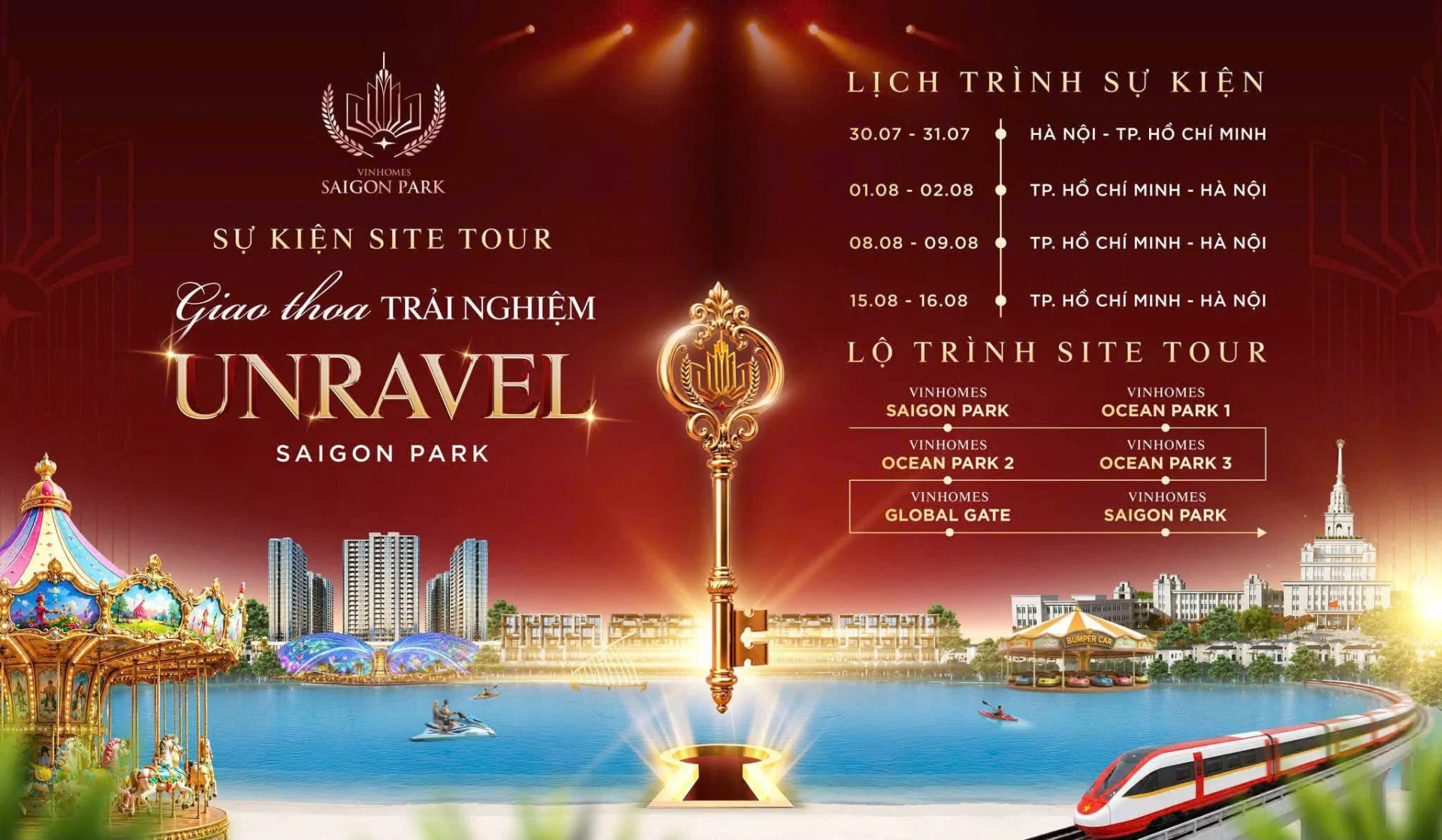 Sự kiện Site Tour Vinhomes Saigon Park - Giao thoa Trải nghiệm