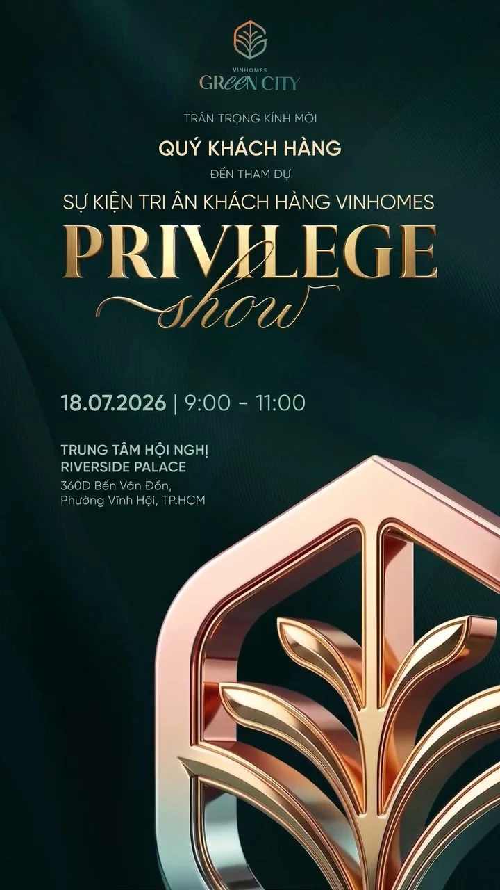 Sự kiện Tri ân Khách hàng Vinhomes Green City Privilege Show