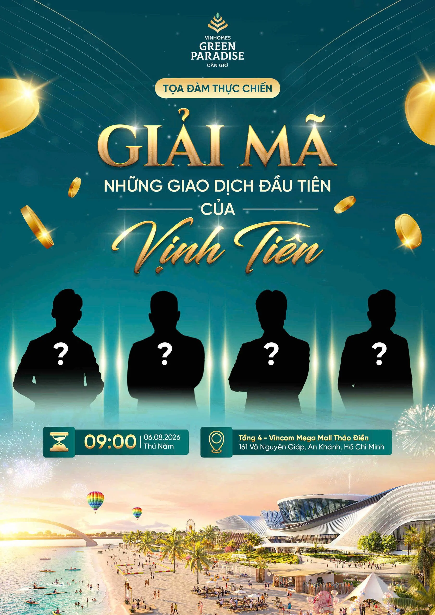 Tọa đàm thực chiến: Giải mã những giao dịch đầu tiên của Vịnh Tiên – Vinhomes Green Paradise Cần Giờ