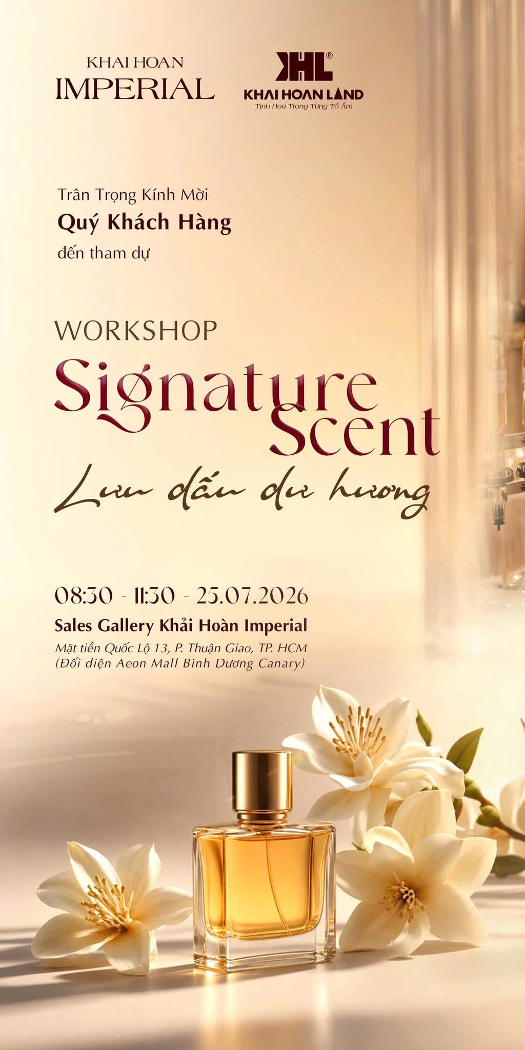 Workshop "Lưu dấu dư hương" tại Khải Hoàn Imperial